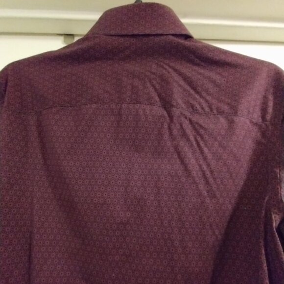 Bugatchi Shirt - Plum Size: S - Picture 9 of 10